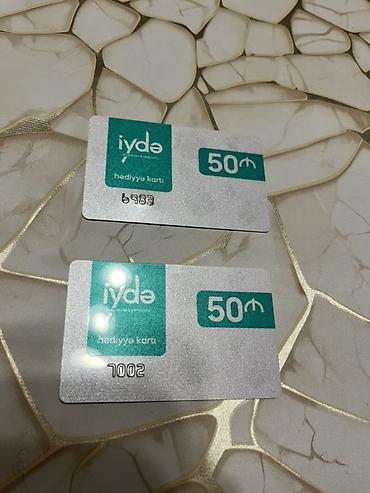 hədiyyə kart: İydə (fragrances & perfumery) hədiyyə kartı – 50 AZN 1 dənəsi 40 — 2