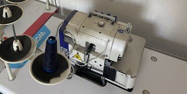 иглы для швейных машин: Четырехниточный промышленный оверлок с встроенным сервомотором и
