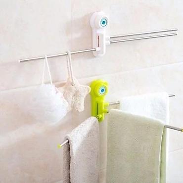 hamam aksesuari: Dəsmal asılqanı TV Bu çox funksiyalı, 3-qatlı dəsmal tutacağı — 4
