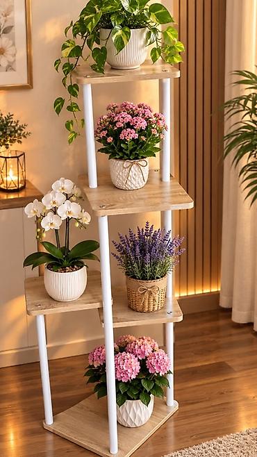 Полка, этажерка для цветов, Новый, ЛДСП, Самовывоз, Платная доставка at lalafo.kg Полка, этажерка для цветов, Новый, ЛДСП, Самовывоз, Платная доставка