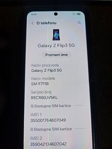 intel core i5 2400s: Samsung Galaxy Z Flip3 5G – ljubičasta boja (Lavender)Telefon je ovako — 6
