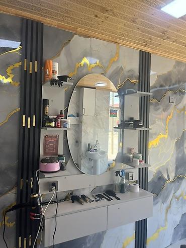 salon guzgu: Berber saloni üçün yaxsi veziyyeytde mebel real aliciya endirim olacag — 3