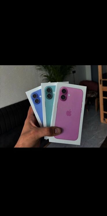 redmi note 14 pro plus бишкек: IPhone 16, Жаңы, 512 ГБ, Ак, Куту, Кулакчындар, Стилус