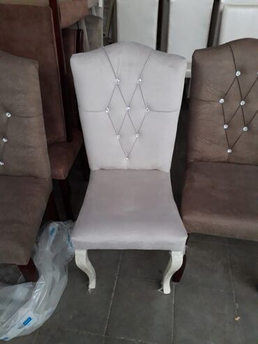 Stullar: Mətbəx üçün, Yeni, Qatlanmayan, rəng - Bej Stul — 10