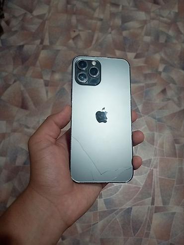 apple studio: IPhone 12 Pro Max, Б/у, 256 ГБ, Alpine Green, Зарядное устройство, 70 % — 1