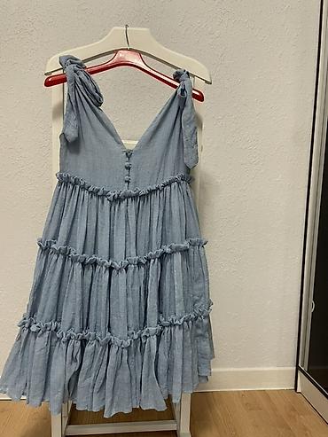 Повседневные платья: Летние платья, выбор из 4 моделей. 1) Бежевое хлопковое платье миди с — 2