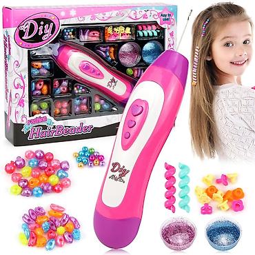 quad daraq: Uşaq saç bəzəmə dəsti – “Bling Bling” büllur yapışdırıcı aparatı və — 4