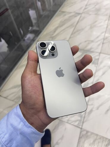 аккумуляторы для телефонов: IPhone 15 Pro Max, Б/у, 256 ГБ, Серебристый, 91 %