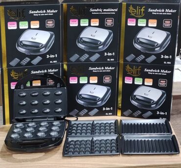 Кухонные вытяжки: Toster. Istehsal turkiye ✨ 3in1 Toster ✨ ✔️ Toster + Qril + Sendviç
