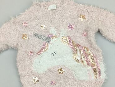 sweterek ze stójką: Sweater, F&F, 2-3 years, 92-98 cm, condition - Good