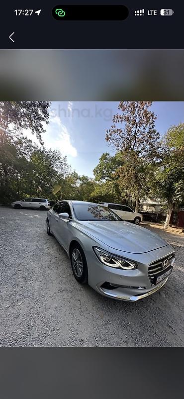 byd ev: Hyundai Grandeur: 2017 г., 3 л, Автомат, Газ, Седан — 4