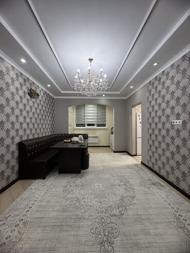купить квартиру в бишкеке в рассрочку: 3 бөлмө, 100 кв. м, Элитка, 6 кабат, Дизайнердик ремонт