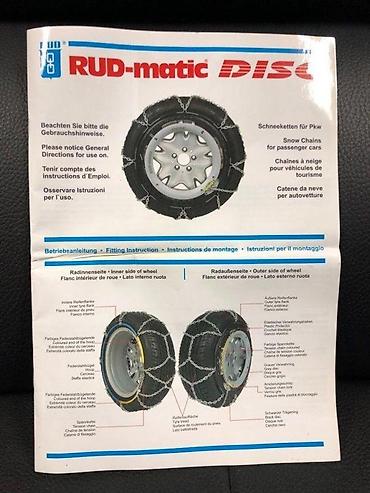 Auto oprema: Lanci za sneg RUD-matic DISC – set za 2 točka - Brza montaža bez — 8