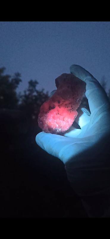 nərd daşı: Kolleksiya üçün Təbii Floresan Mineral 💎 (UV-də parıldayan daş) ✨😍 — 5