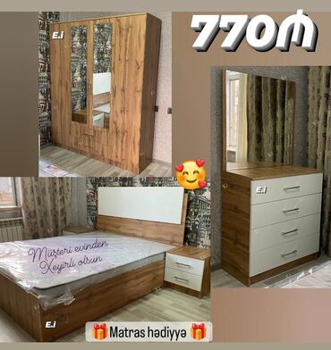 Спальные гарнитуры: Çatdırılma pulsuz matras 🎁