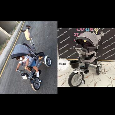 usaqlar ucun velosipedler: 1 yaşdan 6 yaşa kimi velosiped.3 pedallı hər yaşa uyğun dəyişmək