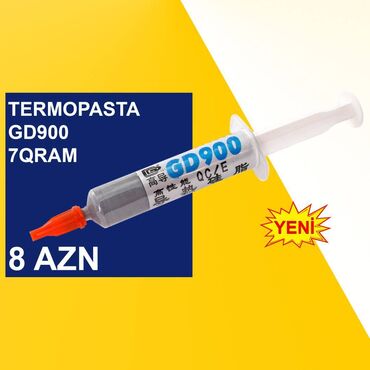 Prosessorlar: Termopasta "GD900 7qram" ⭐Termopasta GD900 7qram – 8 AZN