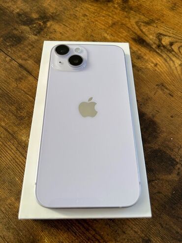 Apple iPhone: IPhone 14, 128 GB, Deep Purple, Simsiz şarj, Face ID