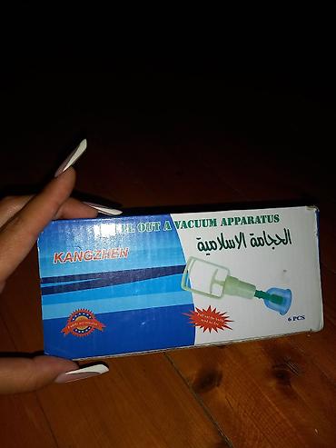 tibbe aid sekiller: KANGZHEN vakuum həcəm (hicama) aparatı – 6 ədəd Xüsusiyyətlər: - Alov — 1