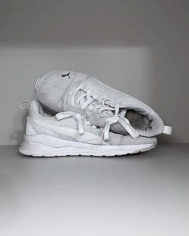 Мужские кроссовки, 42.5, 44, 43, Puma, Б/у, цвет - Белый, Самовывоз, Платная доставка
