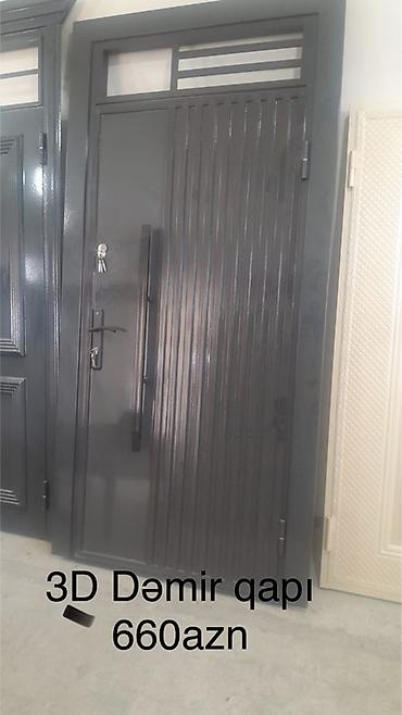 seyf demir qapi: 3D Dəmir qapı – 660 AZN - Material: möhkəm dəmir konstruksiya - Rəng — 1