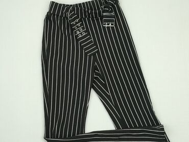 spódniczka czarne z paskiem: Spodnie materiałowe, Shein, S, stan - Bardzo dobry