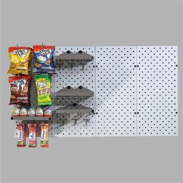 Стеллажи: Панель перфорированная, настенная, для магазина и склада — 4