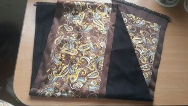 мужские шарфы бишкек: Шарф мужской двухсторонний шелк с черным мягким уютным подкладом