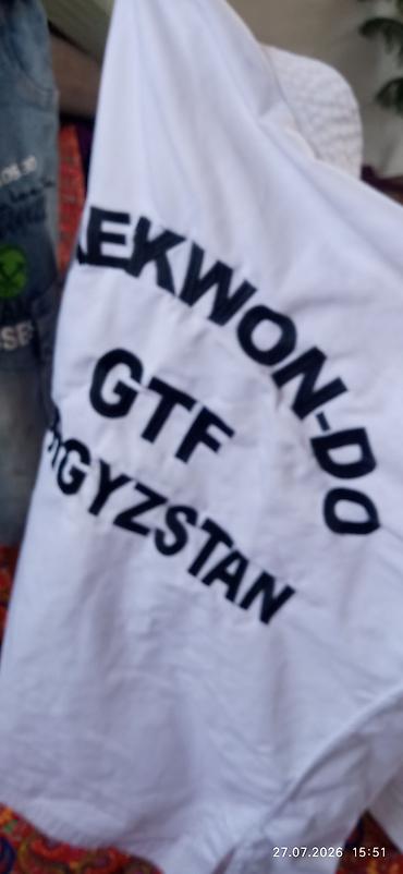 этно часы: Кимоно (добок) для тхэквондо GTF - Формат: белый добок с традиционным — 1