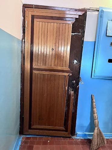 ешик темир: Үйлөр жана батирлер үчүн эшик, Металлдан, Бир эшиктүү, түсү - Күрөң — 1