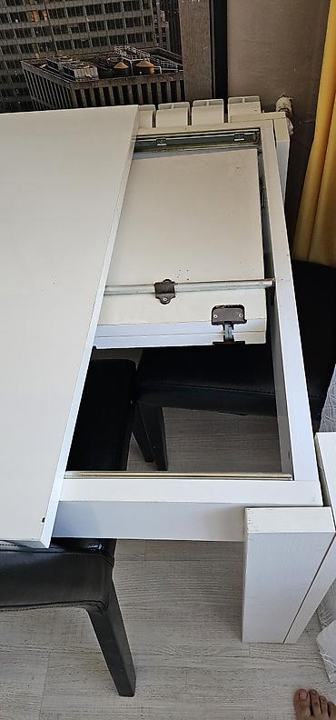 Mebel: Qonaq otağı üçün, İşlənmiş, Açılan, 4 stul — 3