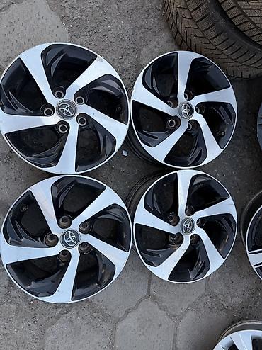 Литые Диски R 15 Toyota, Комплект, отверстий - 5, Б/у