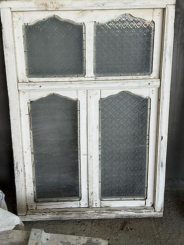 bal arısı satışı: Retro taxta pəncərə çərçivələri – şüşəli - Material: ağ rəngli bərk — 1