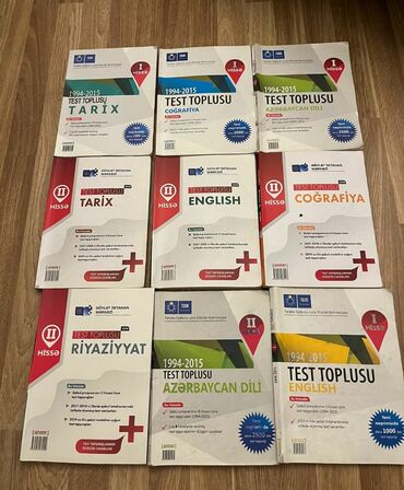 bir: Test toplusu bir 2 manat hamsı 17manat