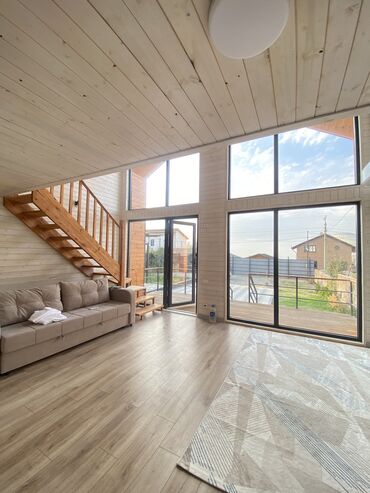 Посуточная аренда домов: 80 м², 3 комнаты, Утепленный, Теплый пол, Видеонаблюдение — 6