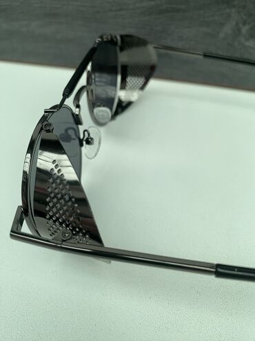 Солнцезащитные очки: Солнцезащитные очки очки, Унисекс, Авиатор, Регулируемые носоупоры, Оправа из нержавеющей стали, Новый — 5