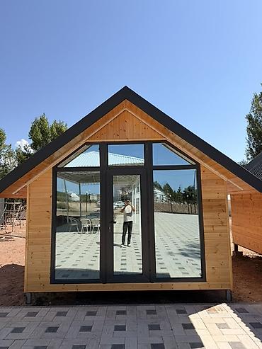 горячий цех: Модульный каркасный домик Каркас из метала и дерева Транспортируемый — 1