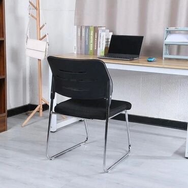 Офисные стулья: Офисный стул, Новый, цвет - Черный, Железо, В рассрочку — 3