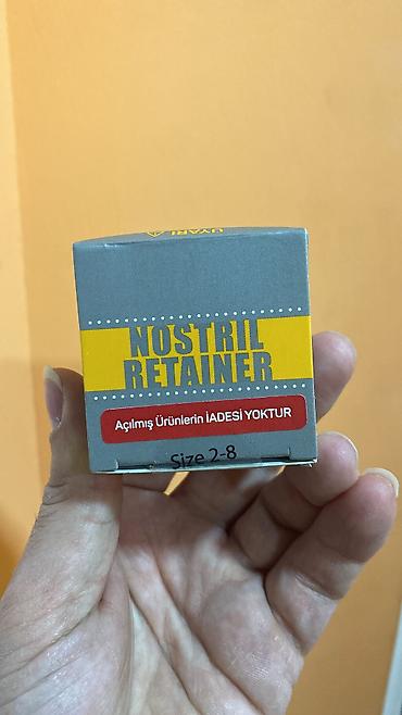 silikon protez diş: Nostri̇l retai̇ner (burun şəkilləndirici) burun deşiyi tutucuların — 2