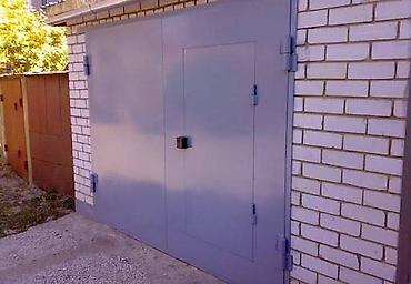 Листы для дверей: КРАСИМ ВОРОТА навесы детские площадки Красим ворота - после — 16