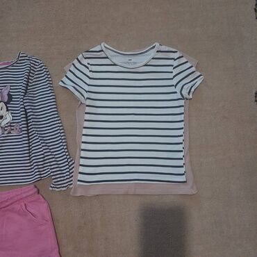 T-shirts: H&M, Round neck, Short sleeve, Paw Patrol, 128-134