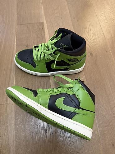 Nike, Ölçü: 38.5, rəng - Yaşıl, Yeni