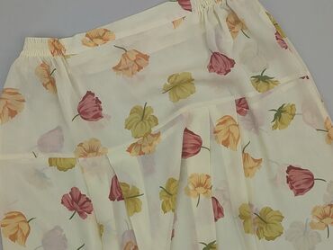 spódnice za kolano w kwiaty: Skirt, XL (EU 42), condition - Very good