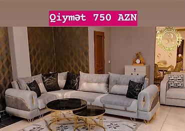 Divan və masa dəstləri: Yeni, Künc divan, Qonaq otağı üçün, Açılmayan, Azərbaycan — 1