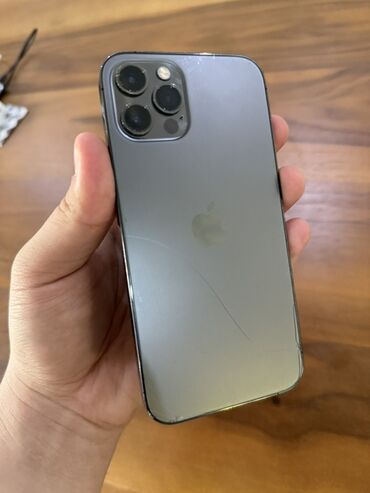 купить телефон iphone 6 plus: IPhone 12 Pro Max, Колдонулган, 128 ГБ, Graphite, Каптама, 76 %