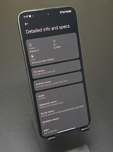 note 2: Xiaomi, 13, Б/у, 256 ГБ, цвет - Черный, 2 SIM — 3