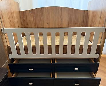 lay lay matras: Uşaq beşiyi – çekmecəli, yan tərəfi sürüşən model - Material — 4