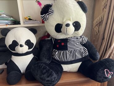 panda papaqları: İki panda