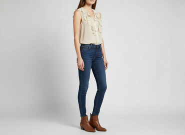 bluzki z dłuższym tyłem allegro: River Island, Women's blouse, size L