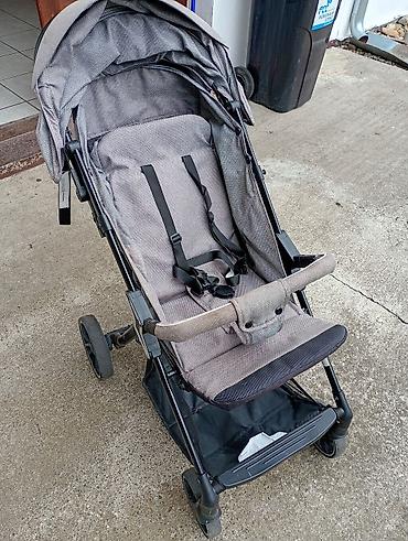 tifani dzemperi: Lagana kišobran kolica za bebe/toddlere, siva boja. - Prostrano — 1